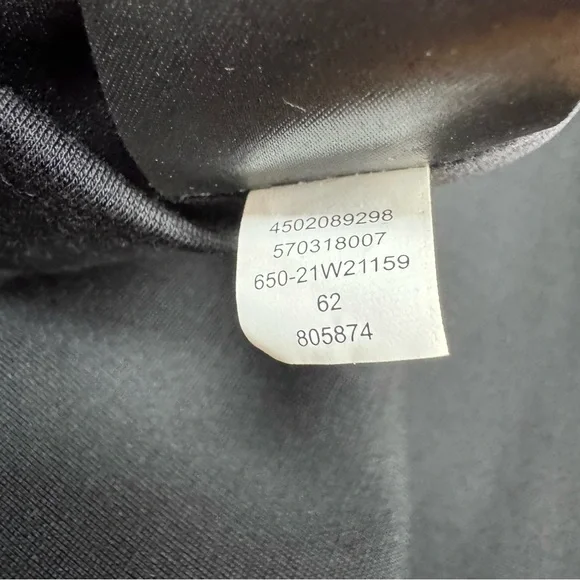 White House Black Market Black Short Sleeve Sheath Dress with Sheer Lace Accent - Picture 9 of 10